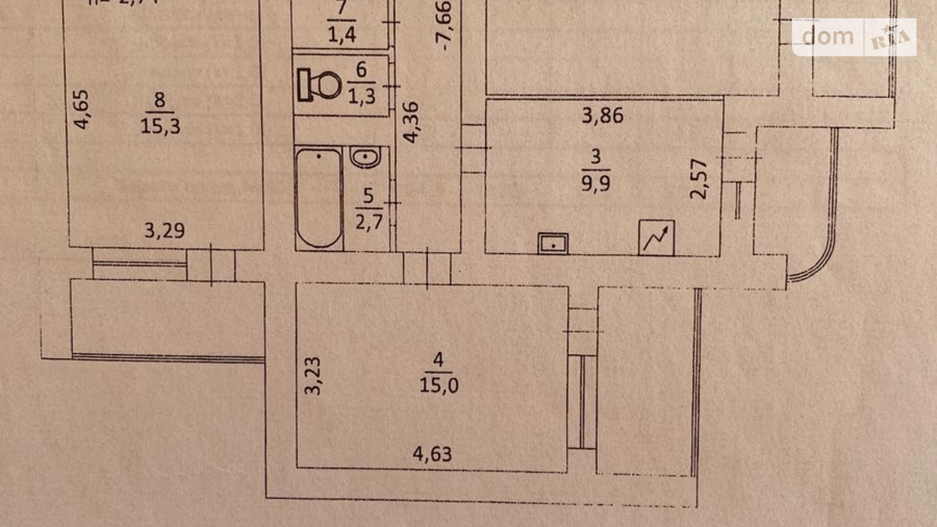 Продается 3-комнатная квартира 104.3 кв. м в Киеве, ул. Старонаводницкая, 6А - фото 3