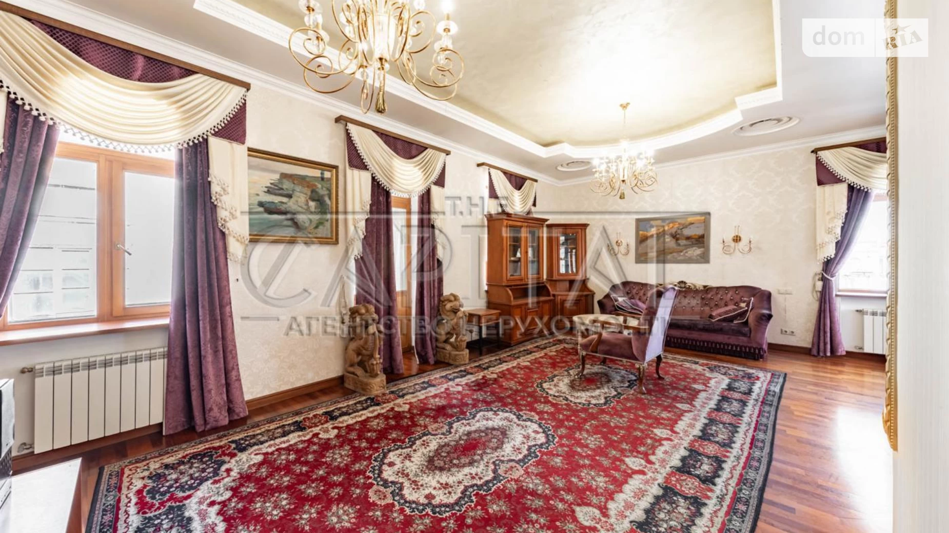 Сдается в аренду 5-комнатная квартира 204 кв. м в Киеве, ул. Антоновича(Горького), 3 - фото 2