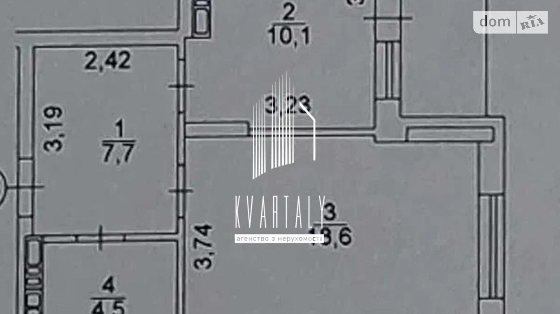Продается 1-комнатная квартира 43.6 кв. м в Киеве, ул. Юрия Кондратюка, 3 - фото 5