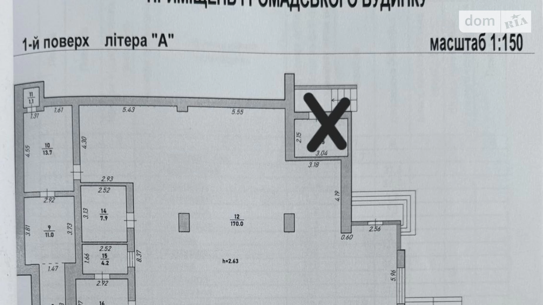 Сдается в аренду помещения свободного назначения 220 кв. м в 1-этажном здании, цена: 55000 грн - фото 2