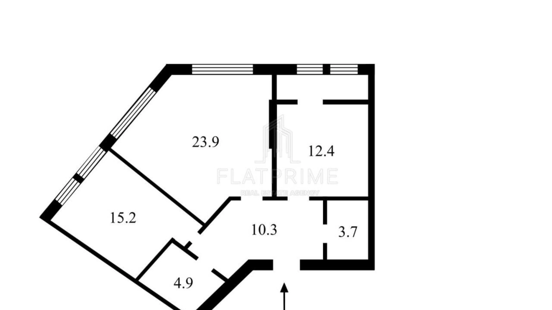 Продається 2-кімнатна квартира 74.7 кв. м у Броварах, пров. Івана Сокура, 1 - фото 2