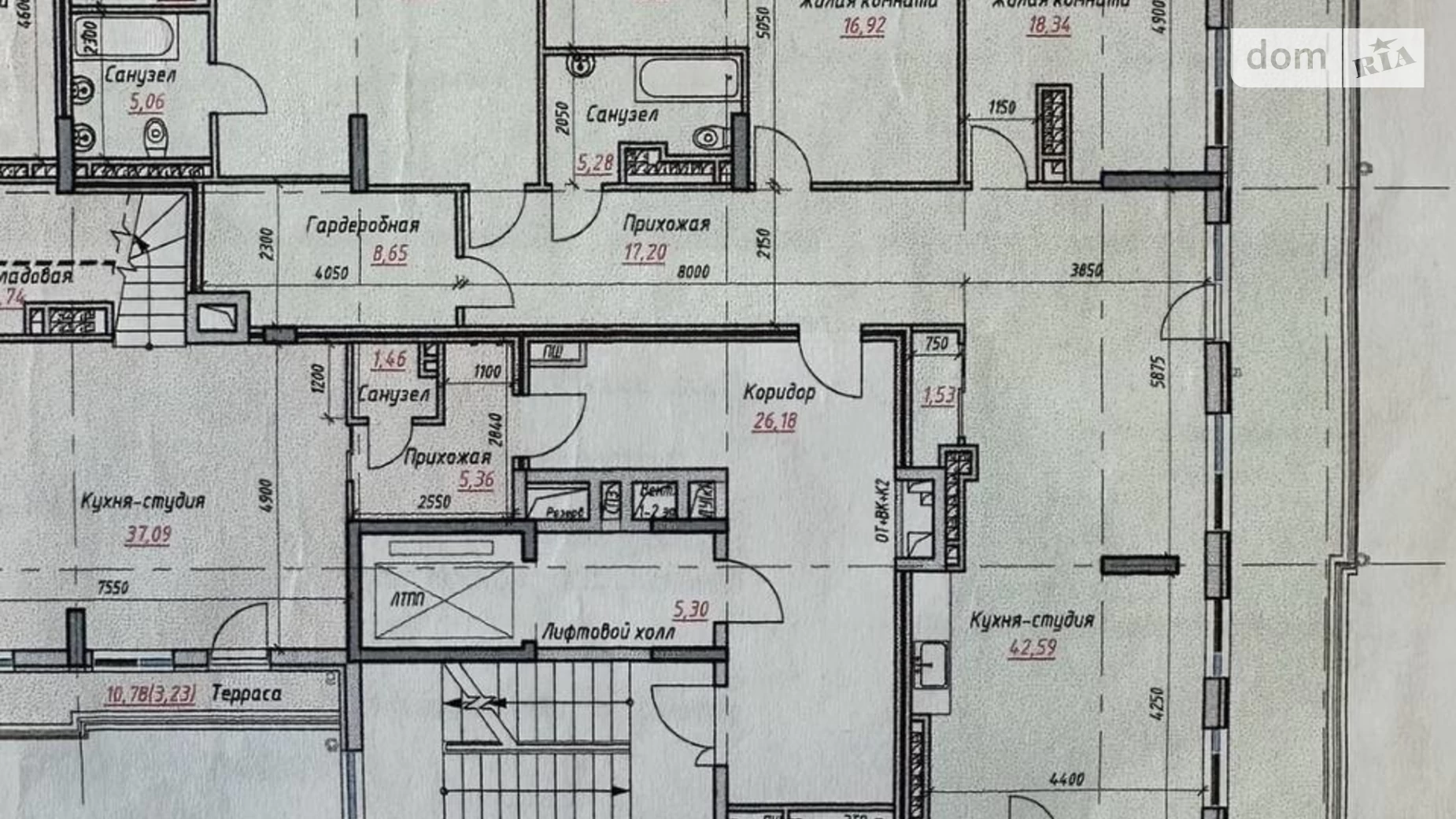 Продається 3-кімнатна квартира 190 кв. м у Одесі, вул. Дачна, 28 - фото 2