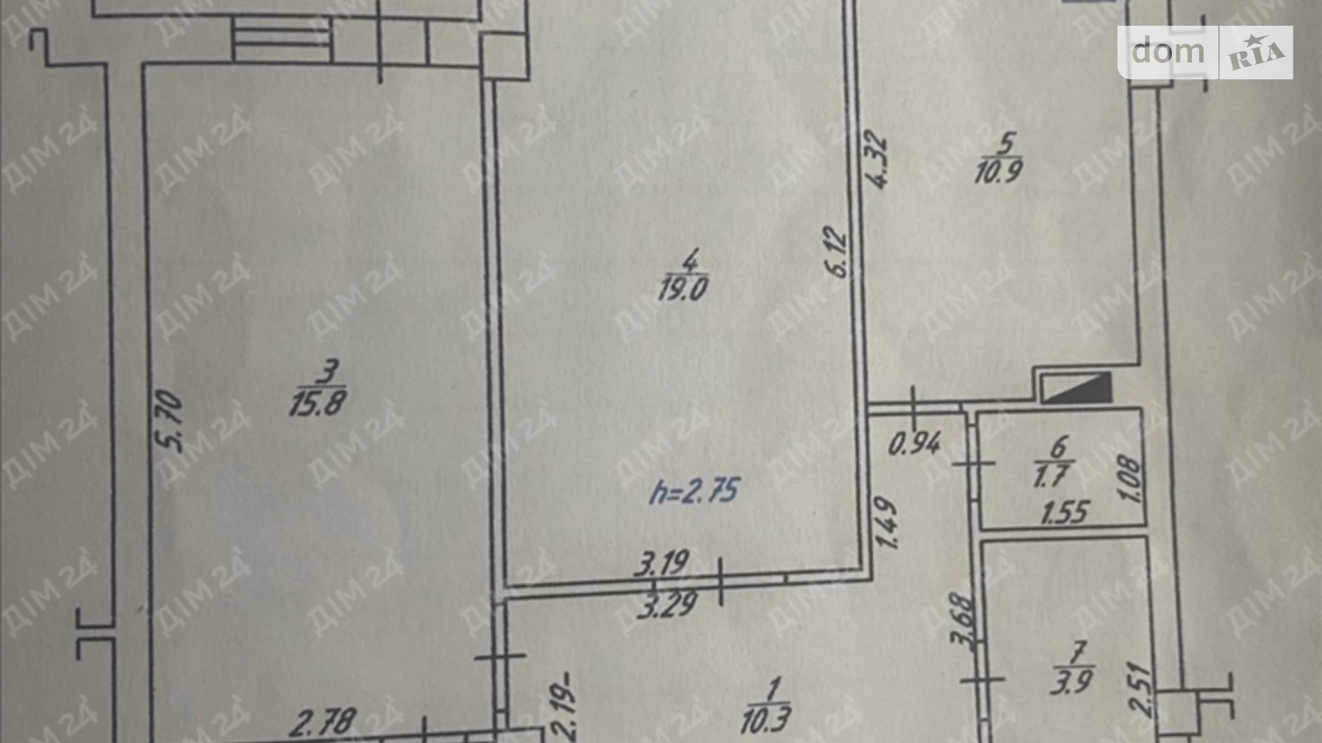 Продається 2-кімнатна квартира 66.2 кв. м у Розсошенці, вул. Полтавська, 1 - фото 2