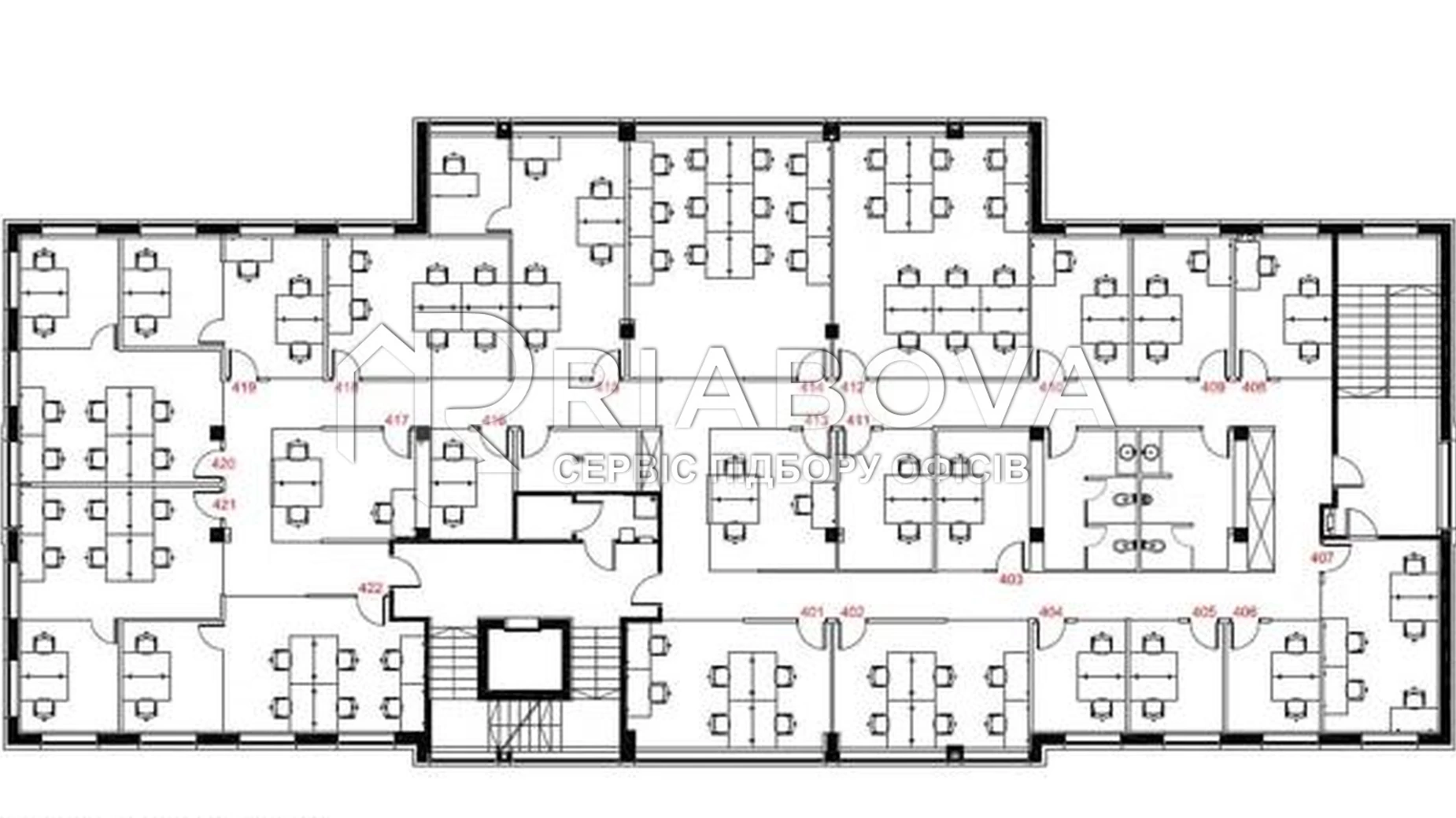 Здається в оренду офіс 35 кв. м в бізнес-центрі, цена: 839 $ - фото 4