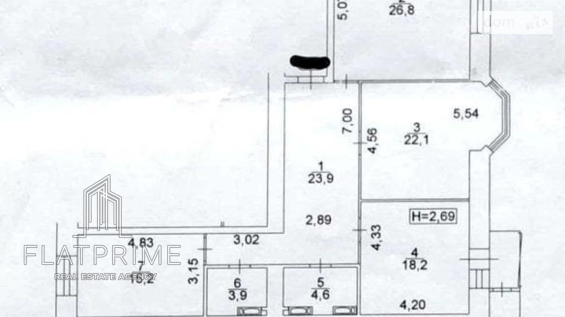 Продається 3-кімнатна квартира 117.2 кв. м у Києві, вул. Герцена, 35 - фото 3
