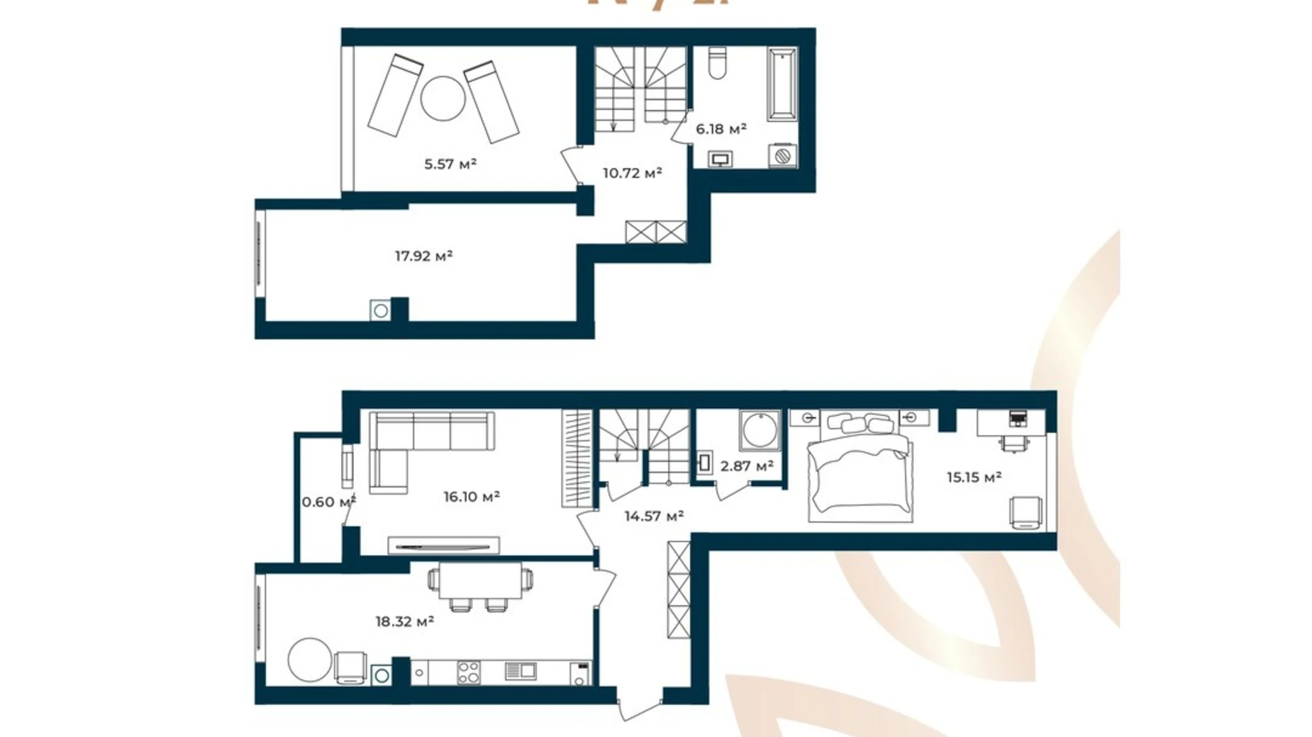 Продается 3-комнатная квартира 108 кв. м в Софиевской Борщаговке, ул. Свободы, 1С - фото 2