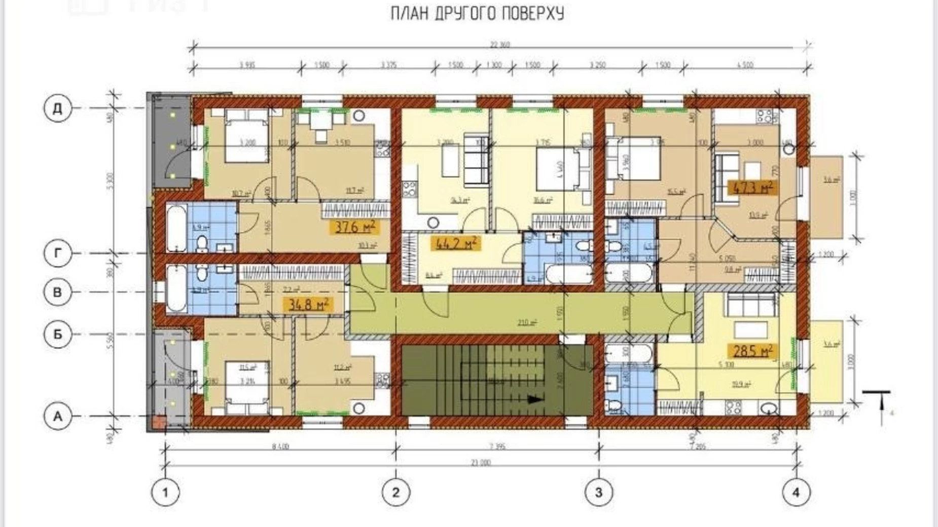 Продается 1-комнатная квартира 39.7 кв. м в Виннице, ул. Данила Нечая, 172А - фото 5