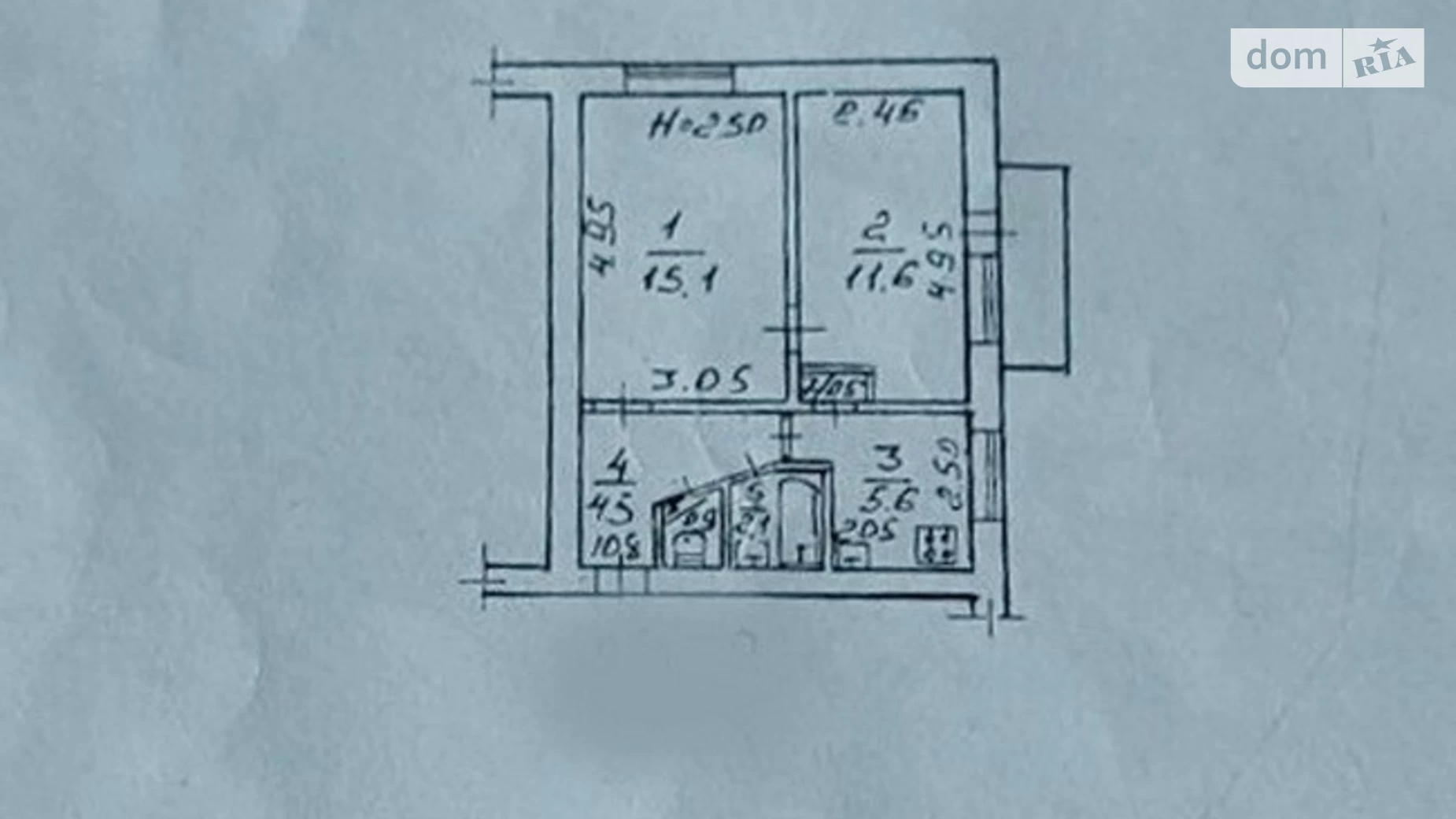 Продается 2-комнатная квартира 41.2 кв. м в Одессе, ул. Героев Крут - фото 2