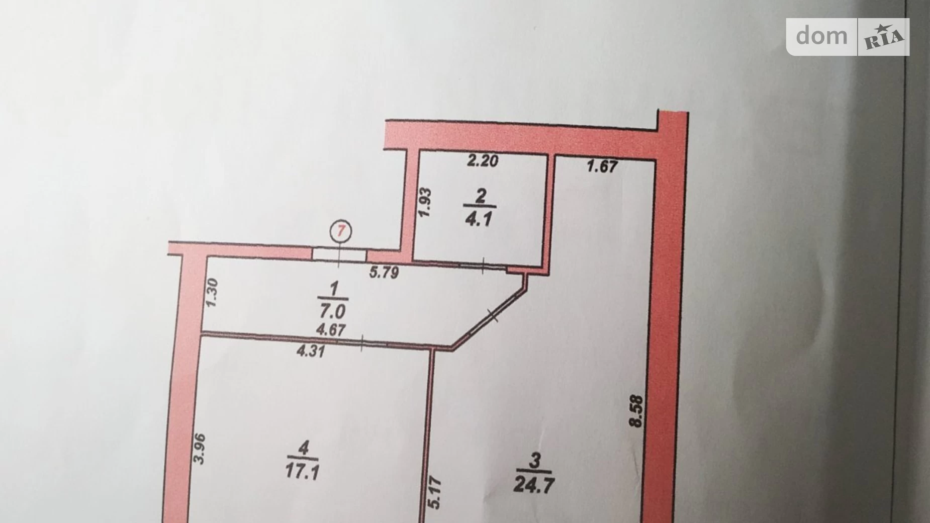 Продается 1-комнатная квартира 55.2 кв. м в Хмельницком, ул. Сечевых Стрельцов - фото 2