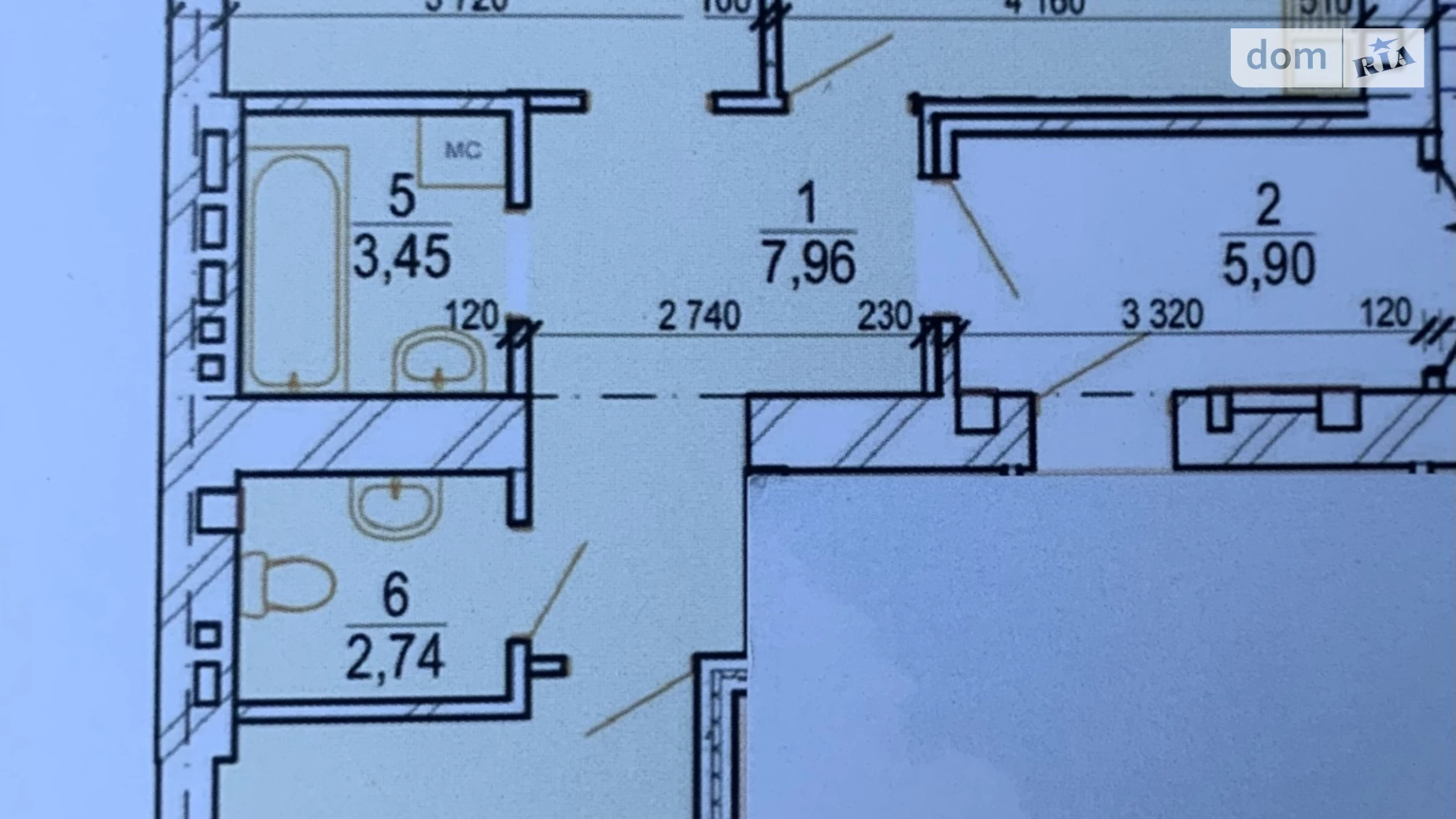 Продається 2-кімнатна квартира 62.33 кв. м у Зарванцях, вул. Озерна - фото 2