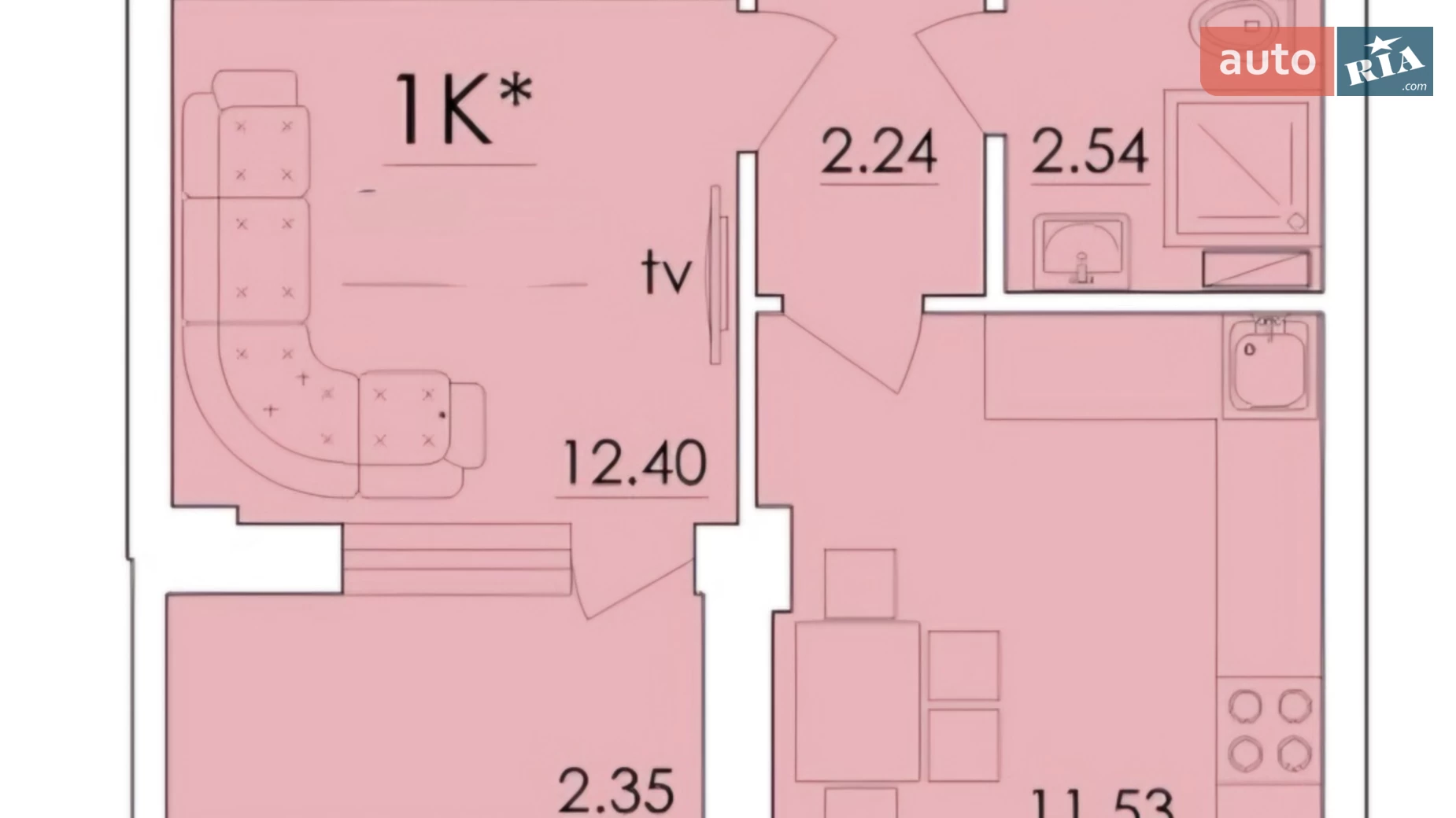 Продается 1-комнатная квартира 31.3 кв. м в Одессе, ул. Академика Сахарова, 9 - фото 3
