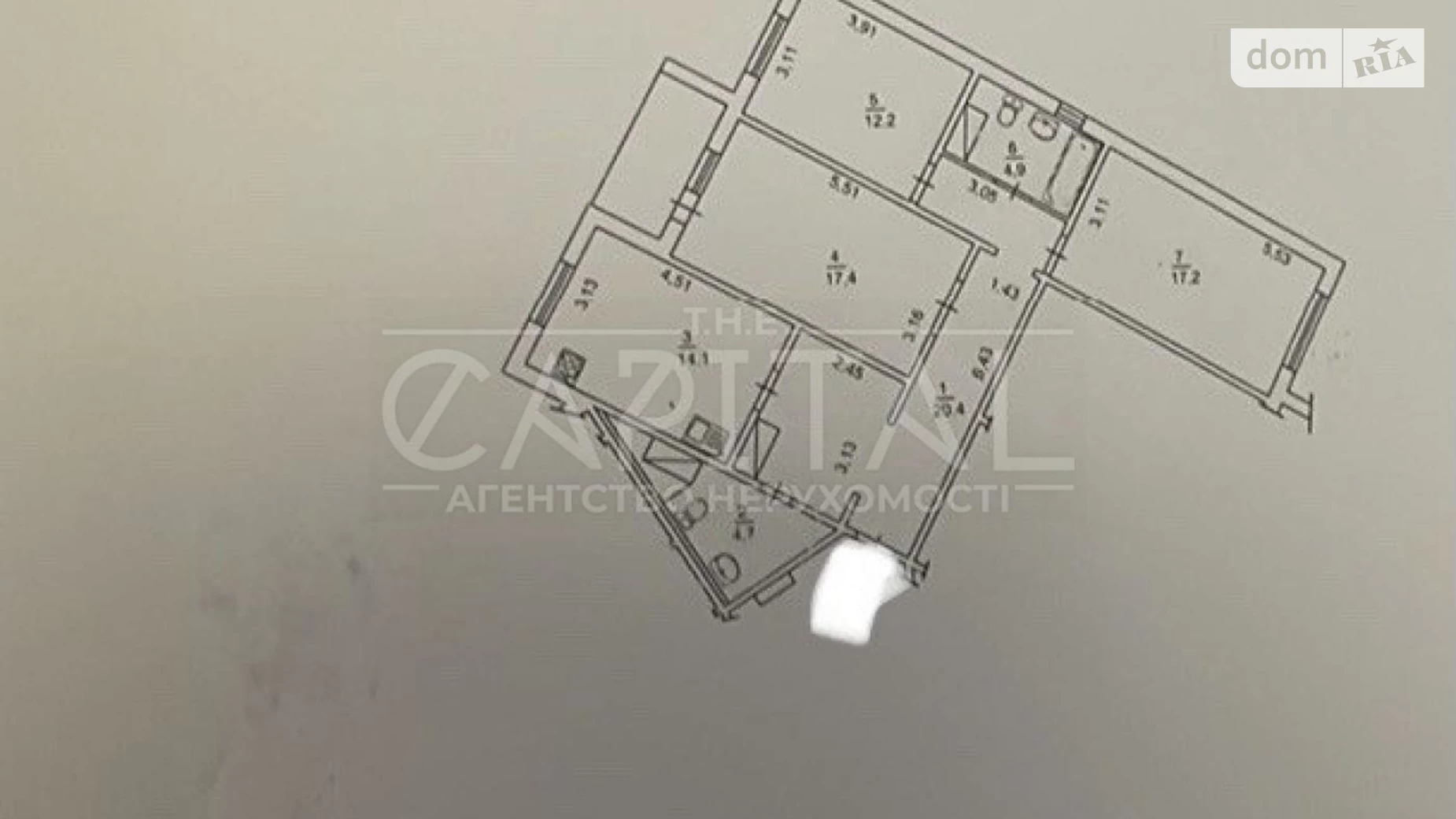 Продается 3-комнатная квартира 93.3 кв. м в Киеве, ул. Чавдар Елизаветы, 6 - фото 2