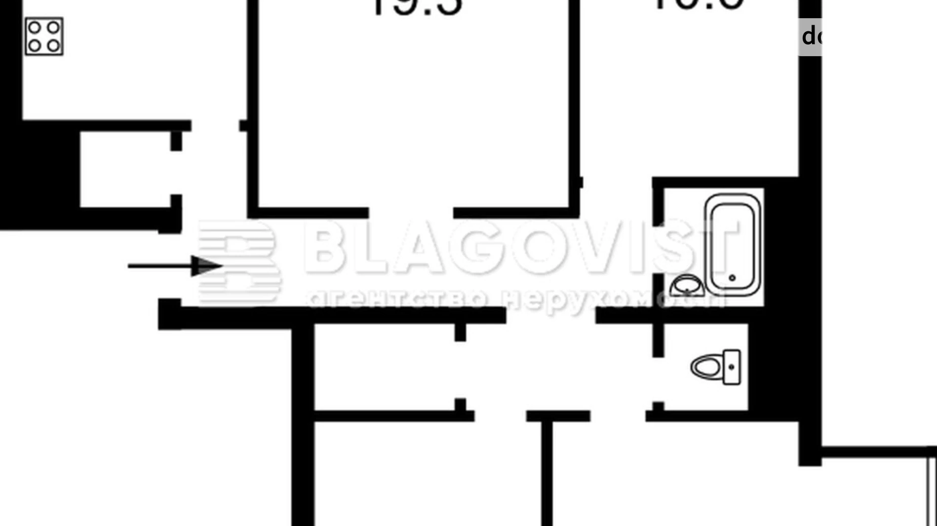 Продается 4-комнатная квартира 93 кв. м в Киеве, ул. Августина Волошина, 2А - фото 3