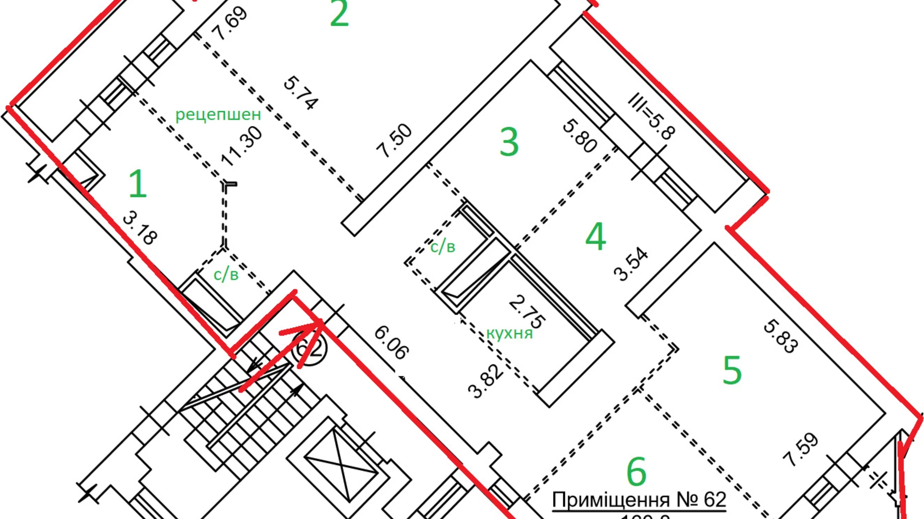 Здається в оренду офіс 160 кв. м в бізнес-центрі, цена: 1600 $ - фото 5