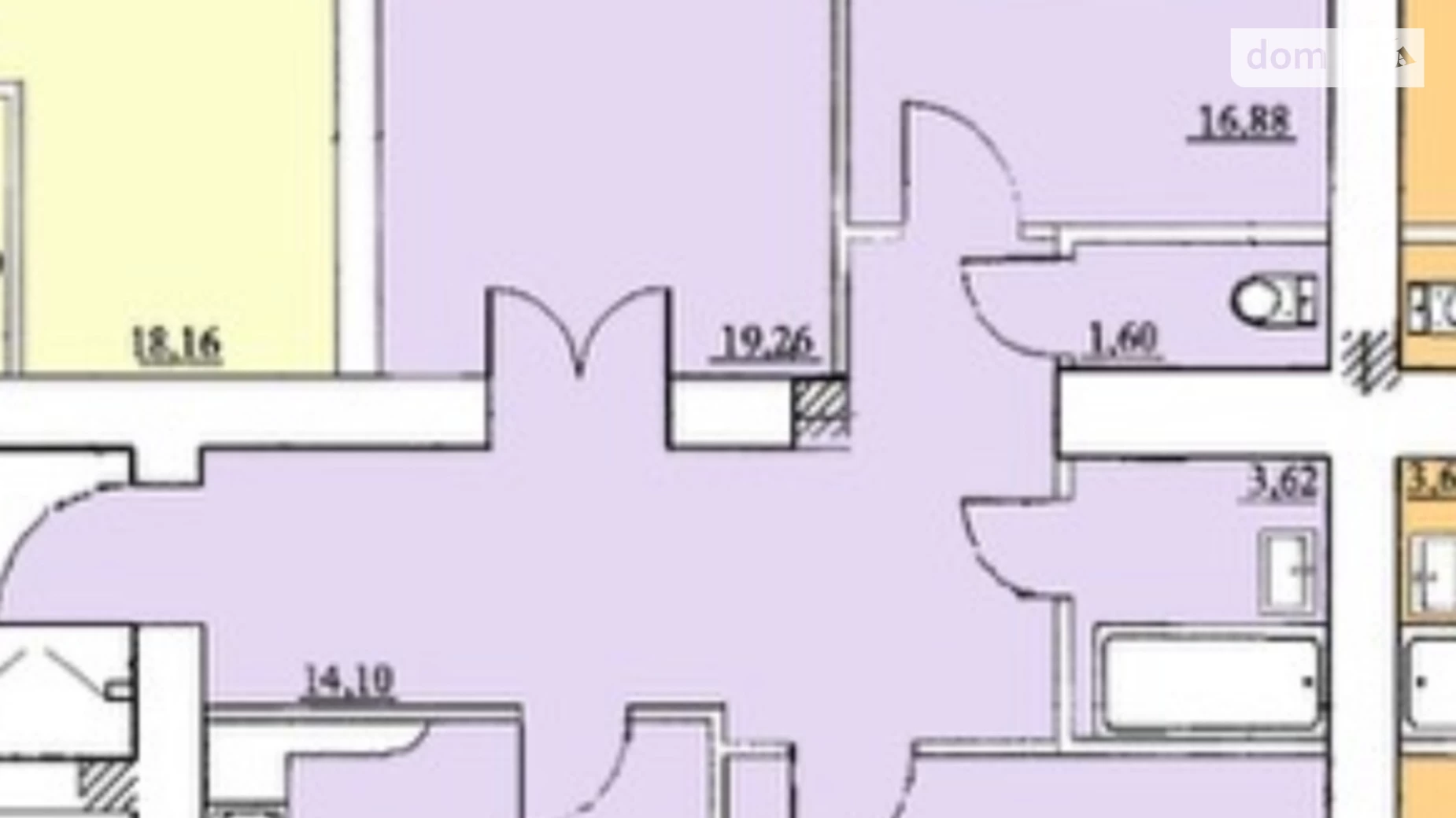 Продається 3-кімнатна квартира 98.5 кв. м у Одесі, вул. Єфімова - фото 2
