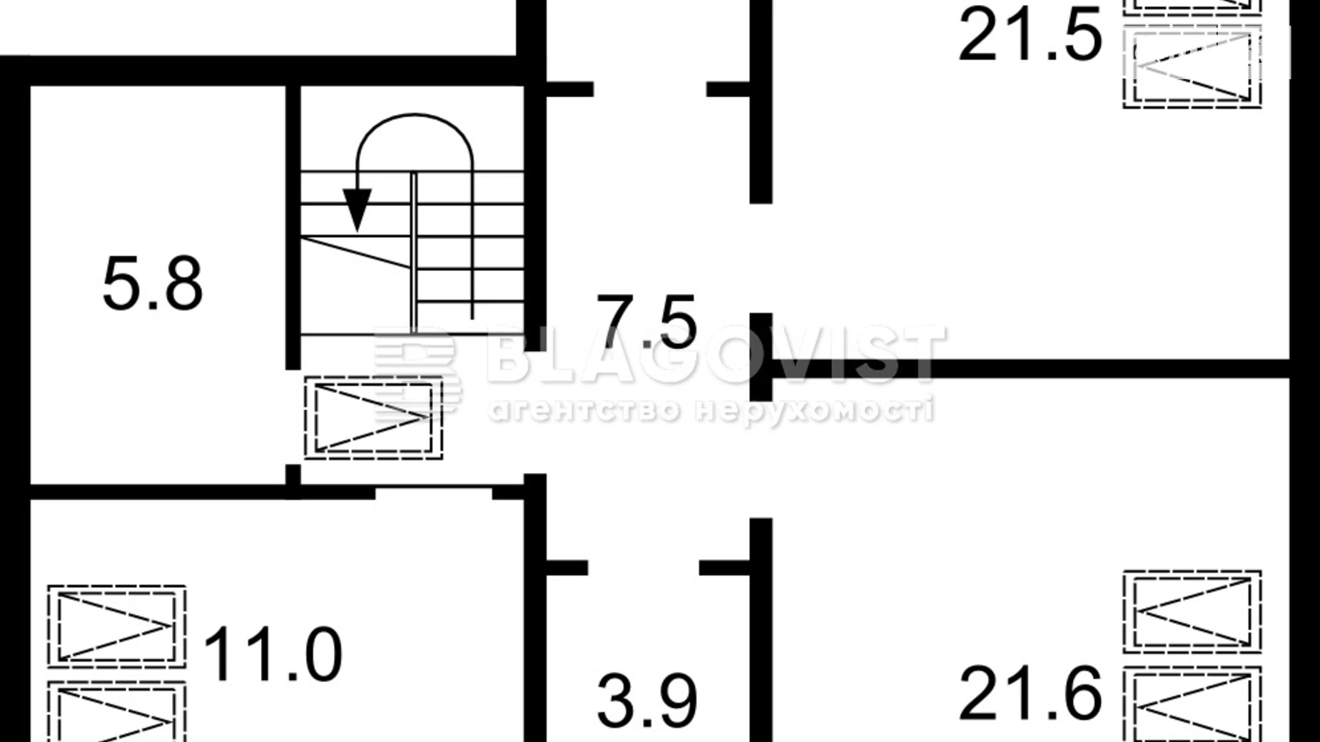 Продається 4-кімнатна квартира 125.3 кв. м у Щасливе, пров. Надії, 1 - фото 3