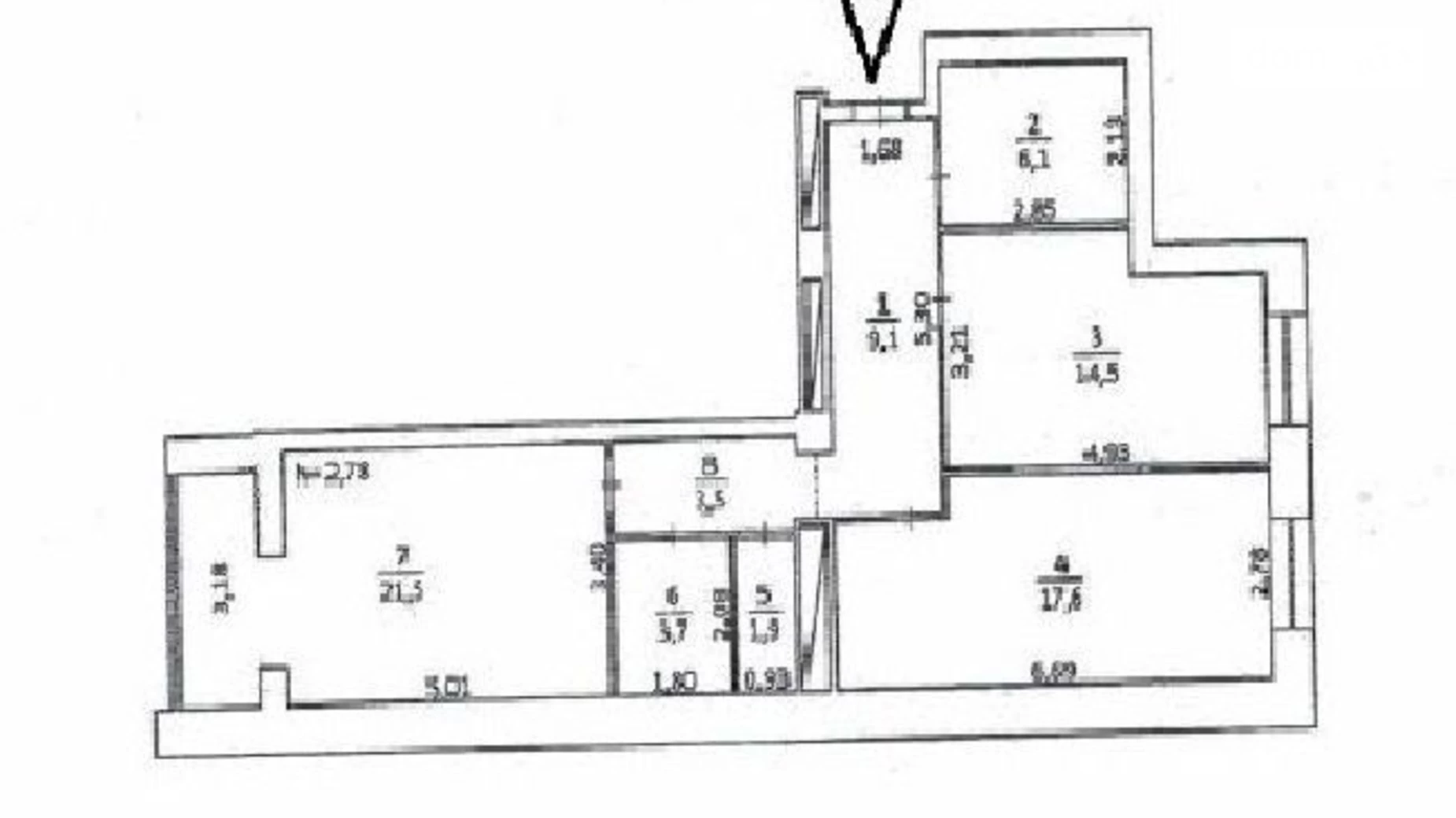 Продается 2-комнатная квартира 77.9 кв. м в Крыжановке, цена: 58000 $ - фото 4