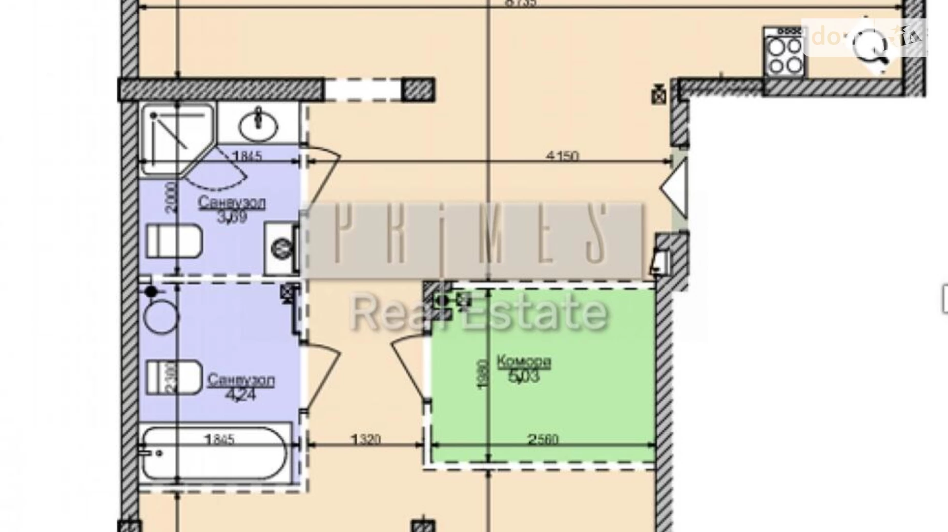 Продается помещения свободного назначения 154 кв. м в 9-этажном здании, цена: 461100 $ - фото 4