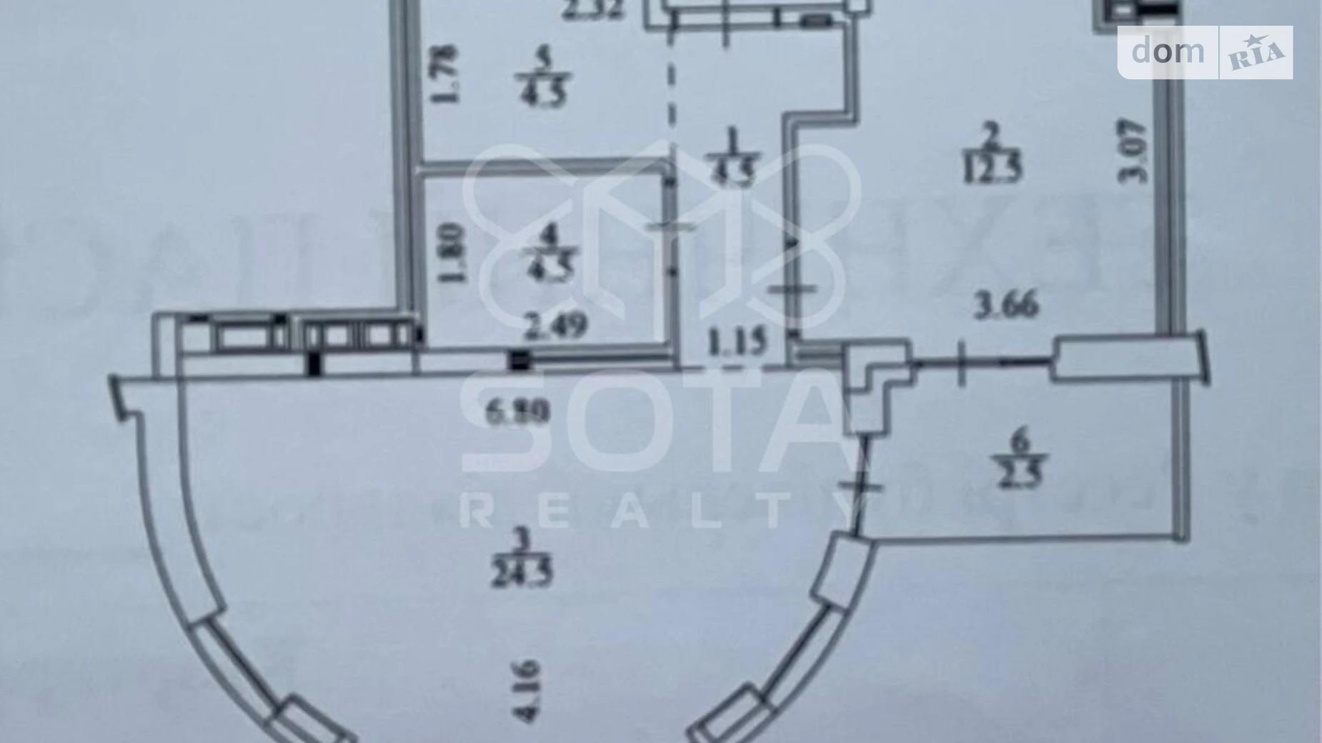 Продается 1-комнатная квартира 53 кв. м в Киеве, ул. Семьи Кистяковских, 10 - фото 3