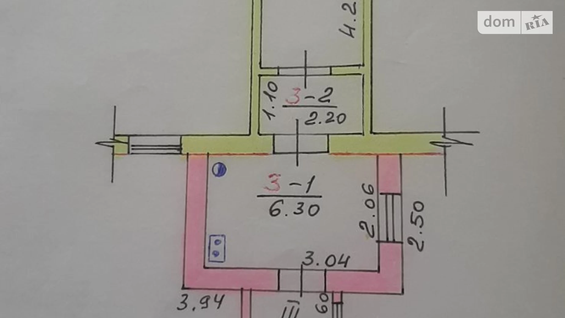 Продается часть дома 45 кв. м с террасой, ул. Ярослава Мудрого(Ломоносова) - фото 2