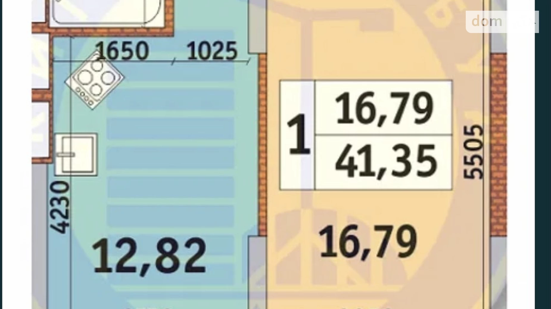 Продается 1-комнатная квартира 41.8 кв. м в Киеве, ул. Кадетский Гай, 10 - фото 3