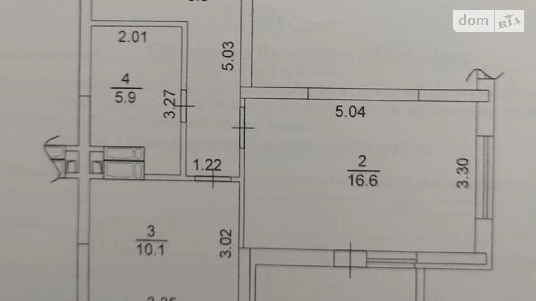 Продається 1-кімнатна квартира 43 кв. м у Борисполі, вул. Привокзальна, 2/4 - фото 2