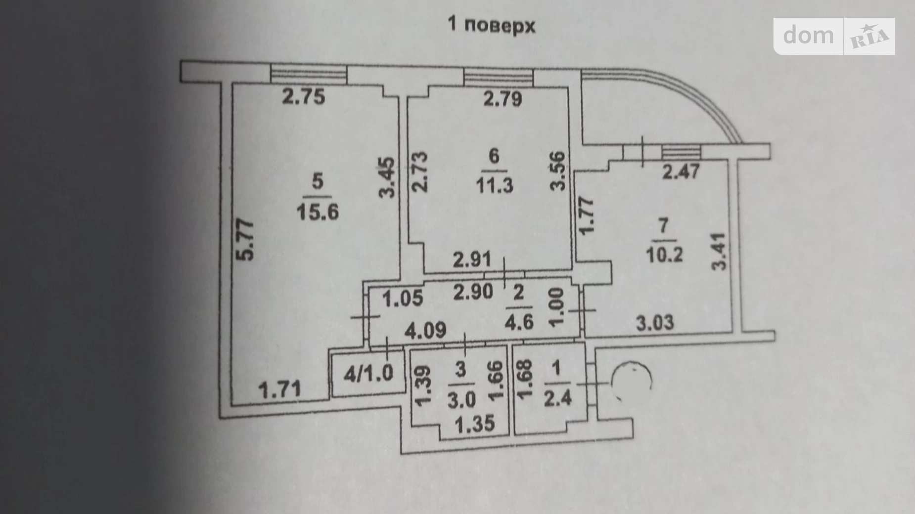Продается 2-комнатная квартира 50.8 кв. м в Одессе, ул. Школьная, 35, секція 5 - фото 3