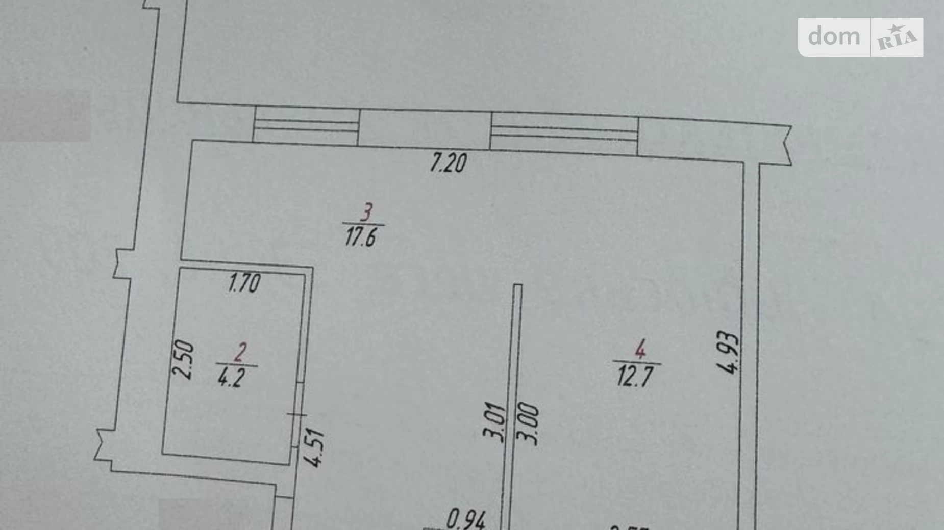 Продается 1-комнатная квартира 37 кв. м в Хмельницком, ул. Тернопольская - фото 2