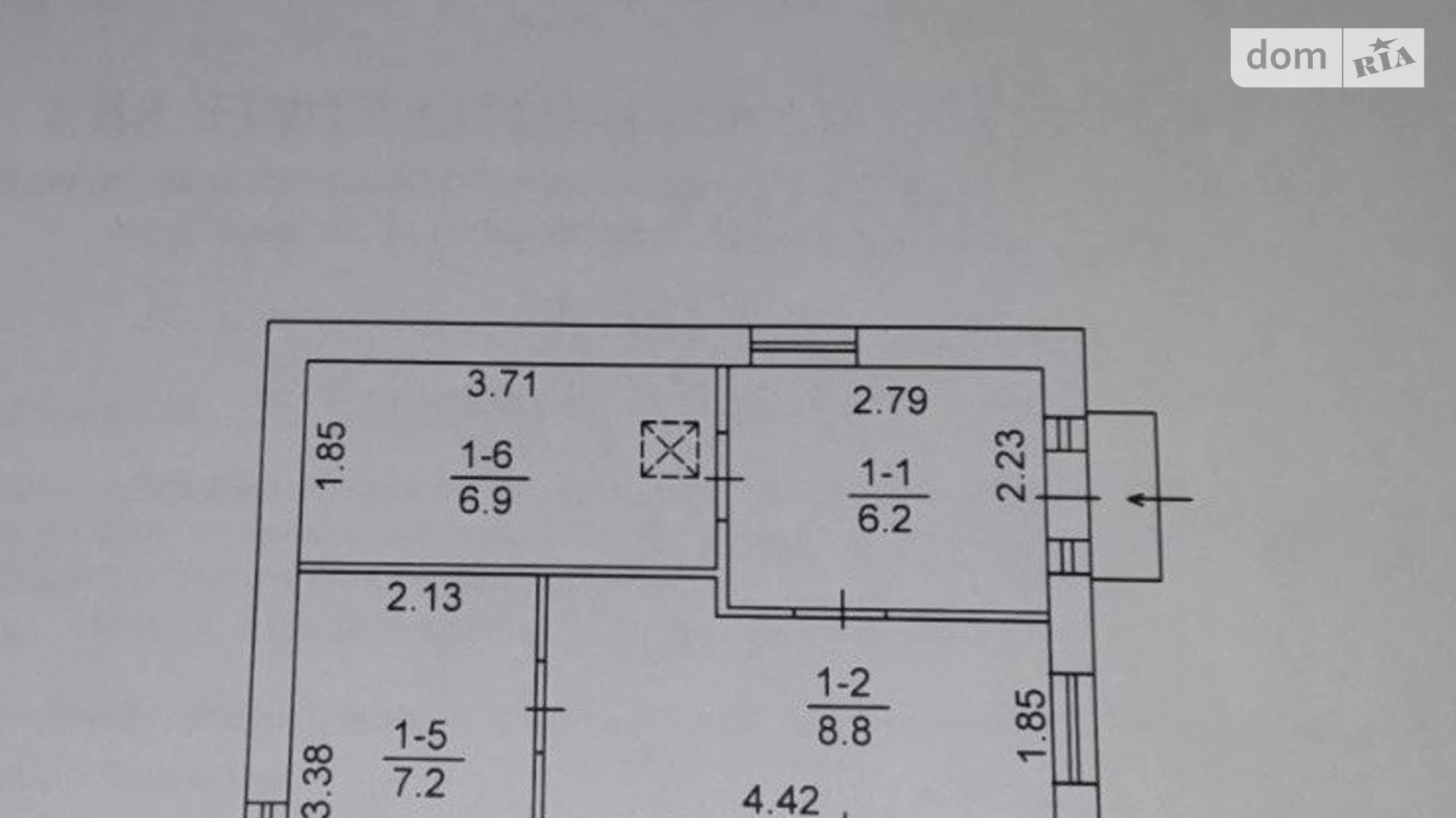 Продається одноповерховий будинок 68 кв. м з каміном, цена: 65000 $ - фото 2