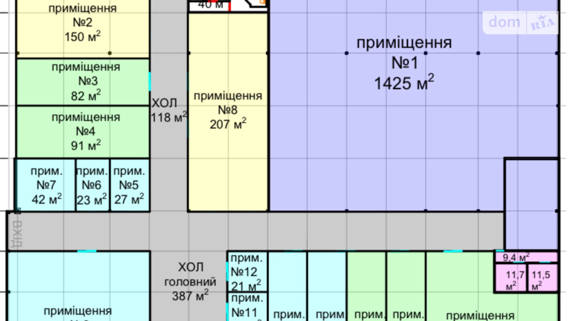 Сдается в аренду помещения свободного назначения 3500 кв. м в 1-этажном здании, цена: 350000 грн - фото 2