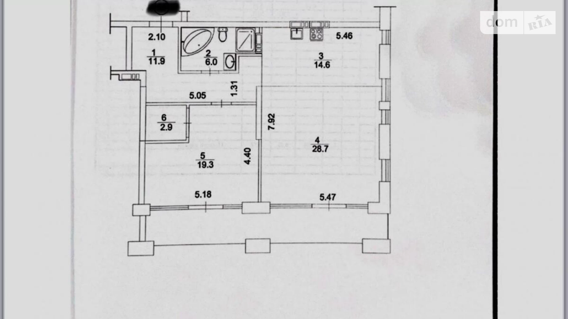Продается 2-комнатная квартира 88 кв. м в Киеве, ул. Болсуновская, 21 - фото 3