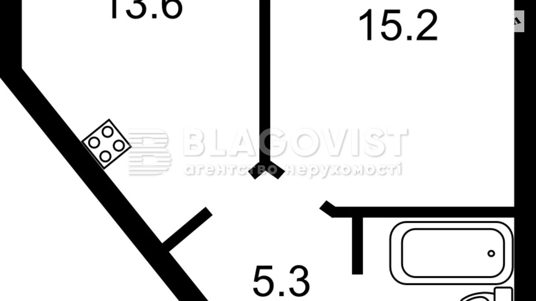 Продається 1-кімнатна квартира 41 кв. м у Києві, вул. Дегтярівська, 4 - фото 2