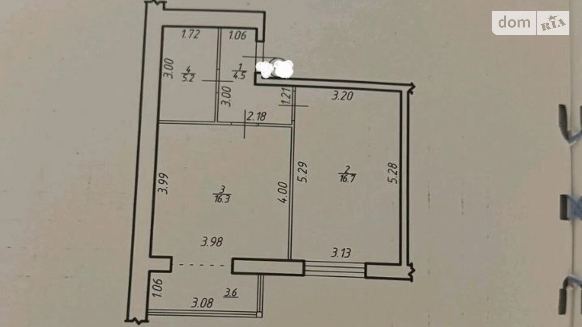 Продається 1-кімнатна квартира 46 кв. м у Івано-Франківську, вул. Височана Семена, 18 корпус 28 - фото 3