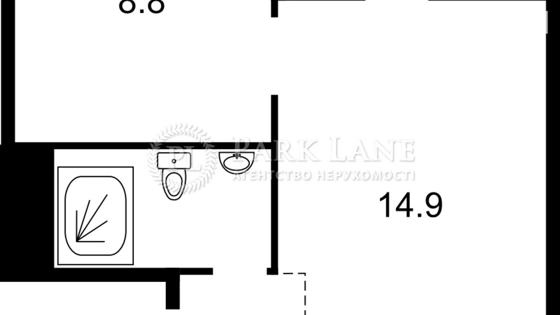Продается 1-комнатная квартира 33.4 кв. м в Киеве, ул. Салютная, 2 - фото 2