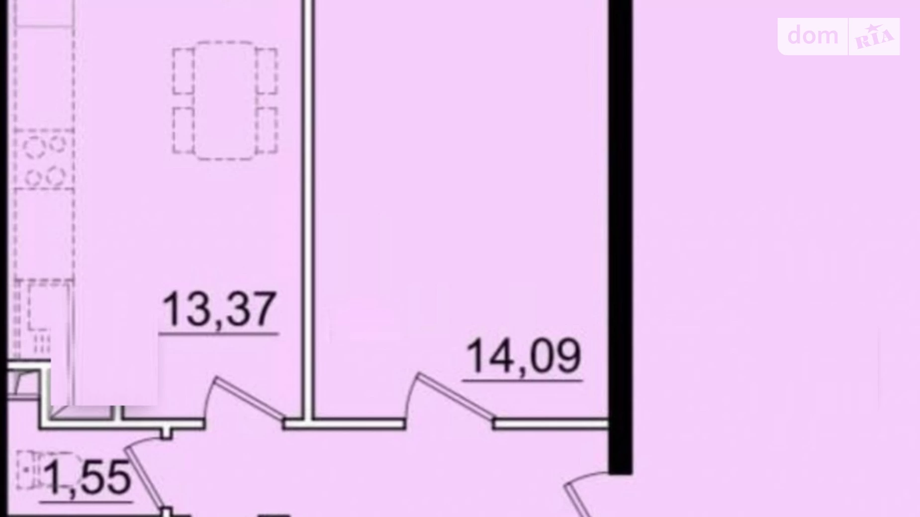 Продається 2-кімнатна квартира 66.4 кв. м у Крижанівка, вул. Академіка Сахарова, 3Д - фото 2