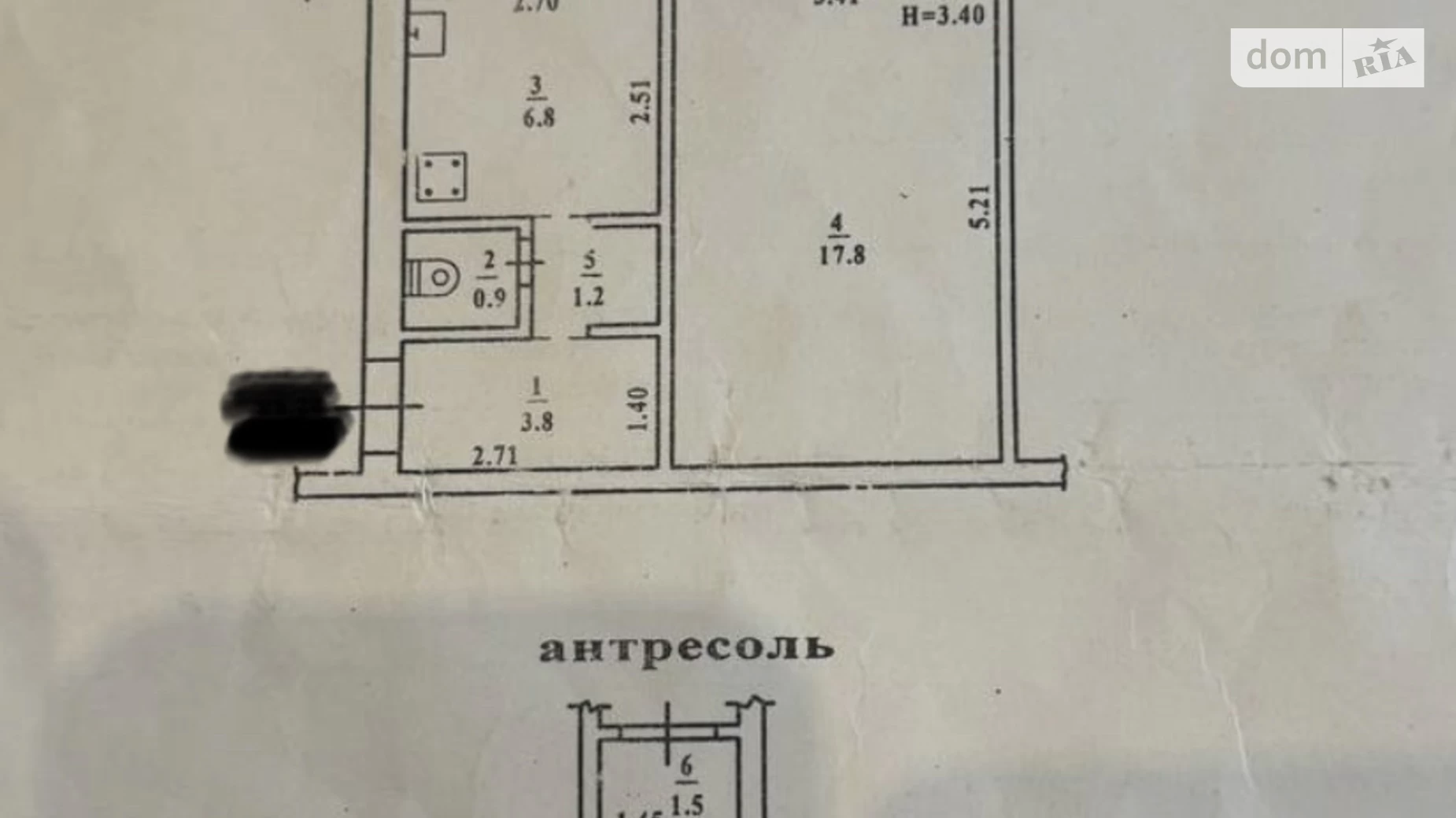 Продається 1-кімнатна квартира 32 кв. м у Одесі, вул. Сєрова - фото 2