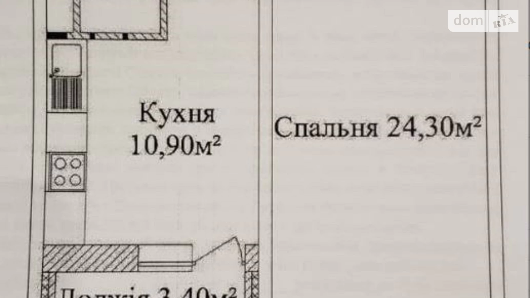 Продається 1-кімнатна квартира 46 кв. м у Одесі, вул. Жаботинського, 54А корпус 1 - фото 4