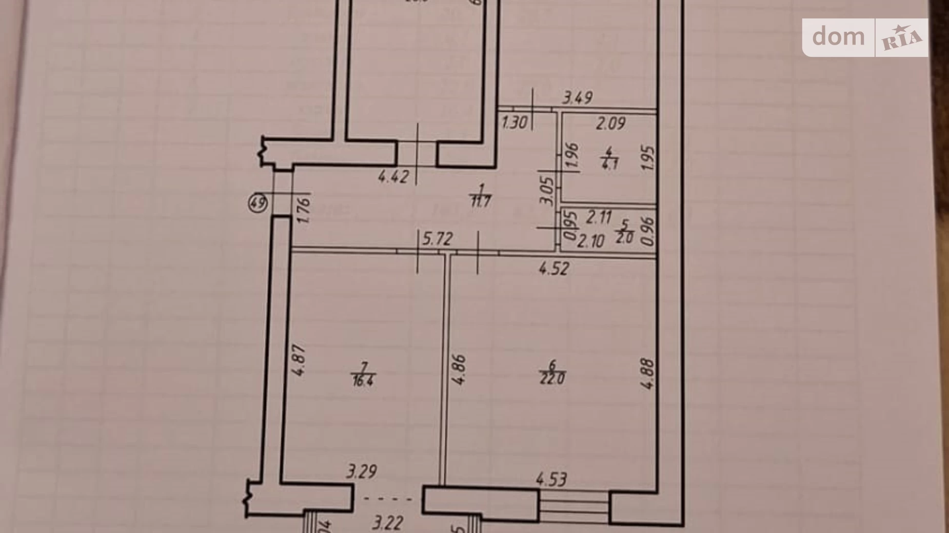 Продается 3-комнатная квартира 103.2 кв. м в Долине, ул. В. Черновола, 9 - фото 2