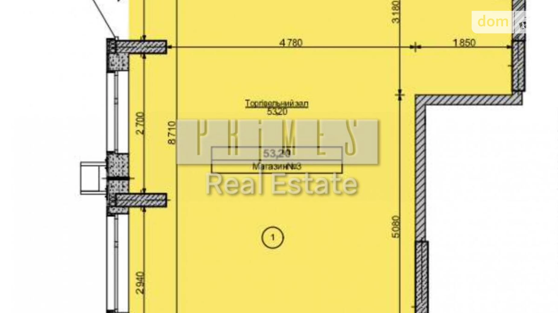 Продается помещения свободного назначения 125 кв. м в 9-этажном здании, цена: 362500 $ - фото 3