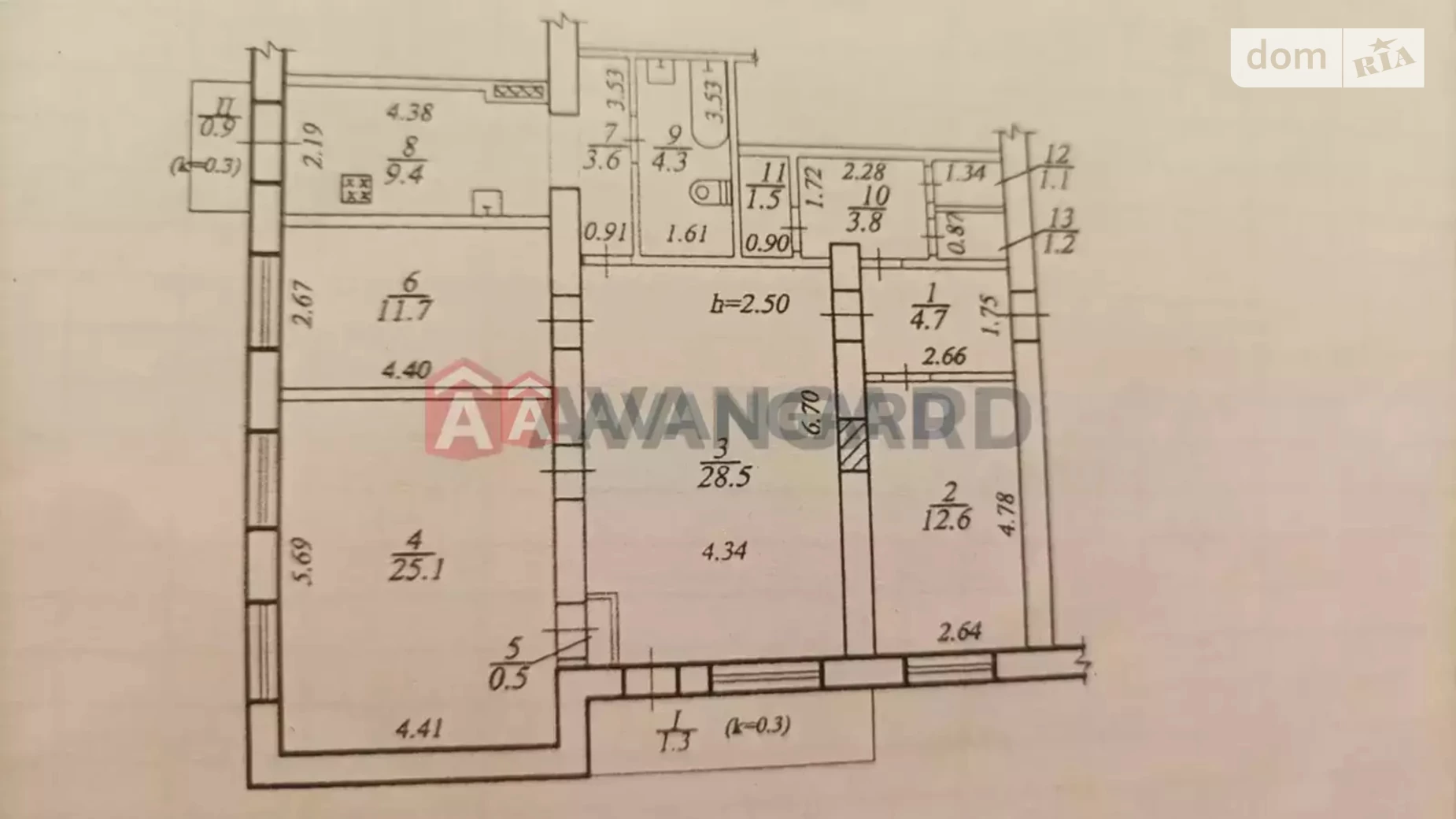 Продается 4-комнатная квартира 110.2 кв. м в Днепре, ул. Мукаша Салуканова, 11 - фото 3