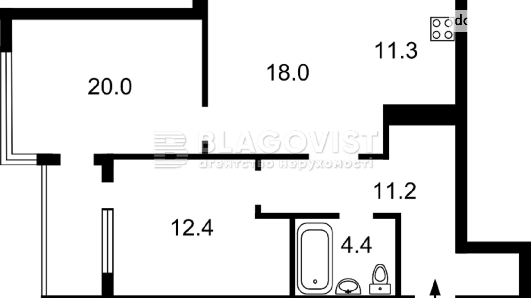 Продається 3-кімнатна квартира 68 кв. м у Києві, вул. Зарічна, 3А - фото 2