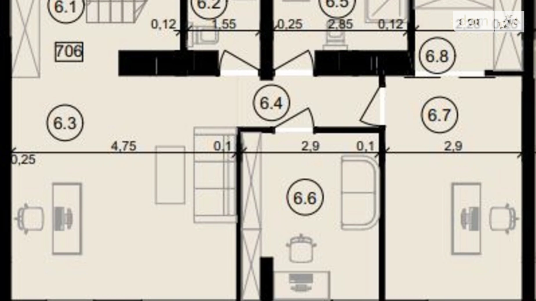 Продается офис 78.16 кв. м в бизнес-центре, цена: 52169 $ - фото 2