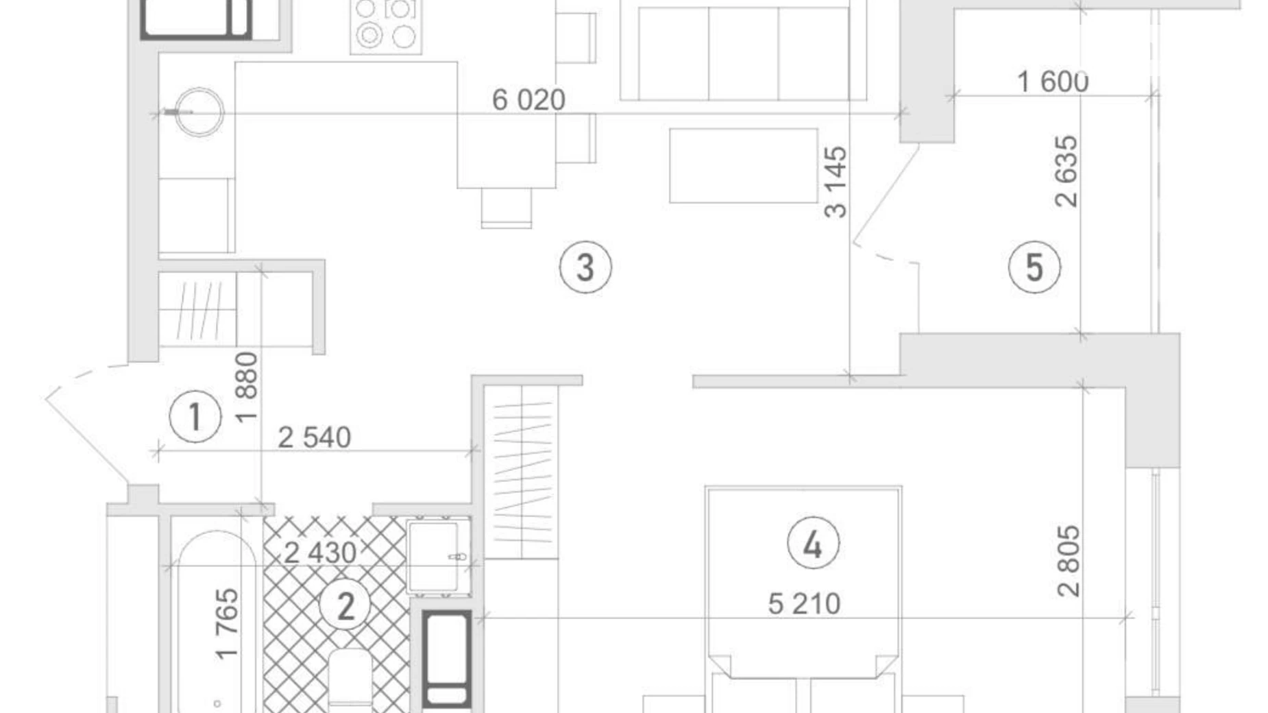 Продается 1-комнатная квартира 41.87 кв. м в Львове, цена: 75370 $ - фото 2