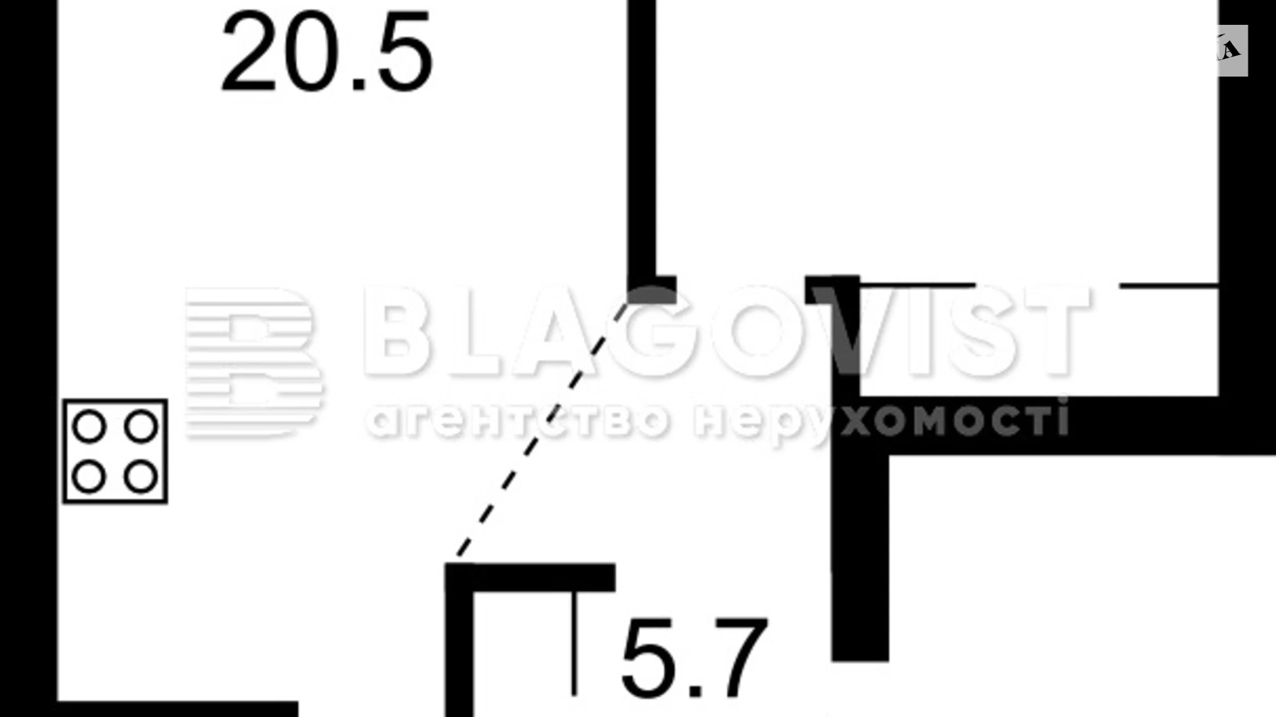 Продается 1-комнатная квартира 45.7 кв. м в Киеве, наб. Днепровская, 18А - фото 3