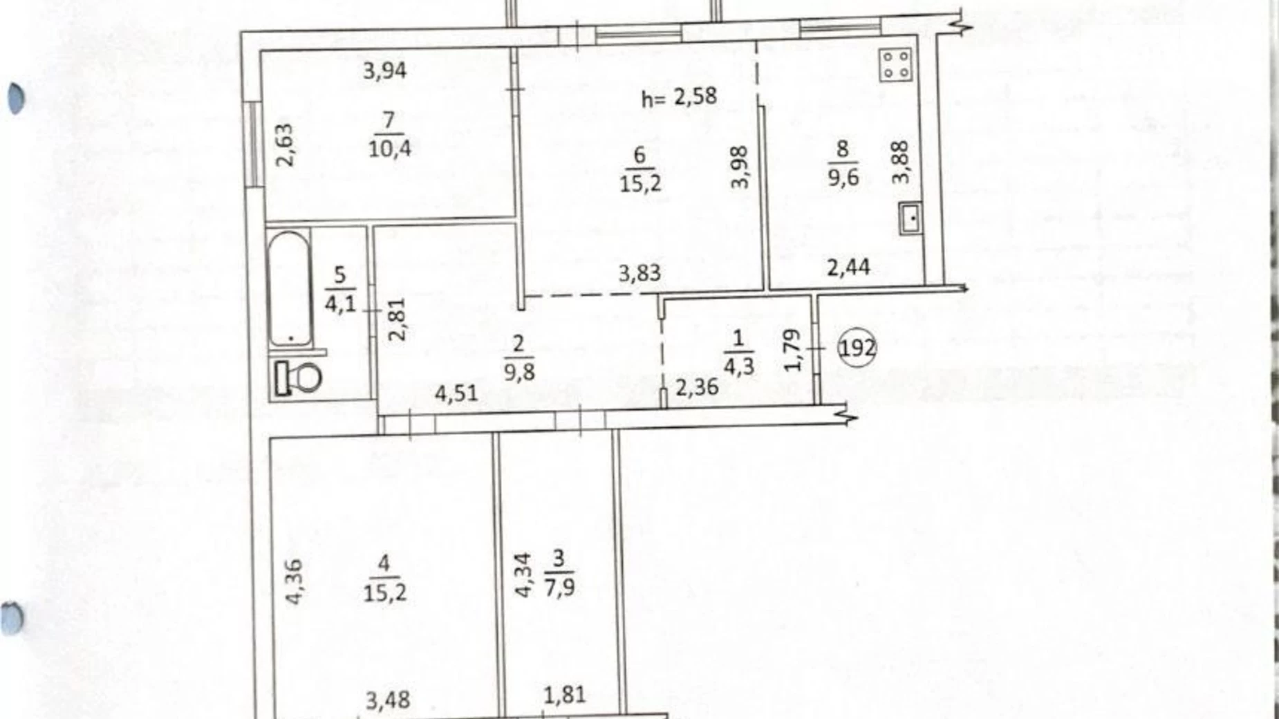 Продается 4-комнатная квартира 84 кв. м в Хмельницком, просп. Мира - фото 2