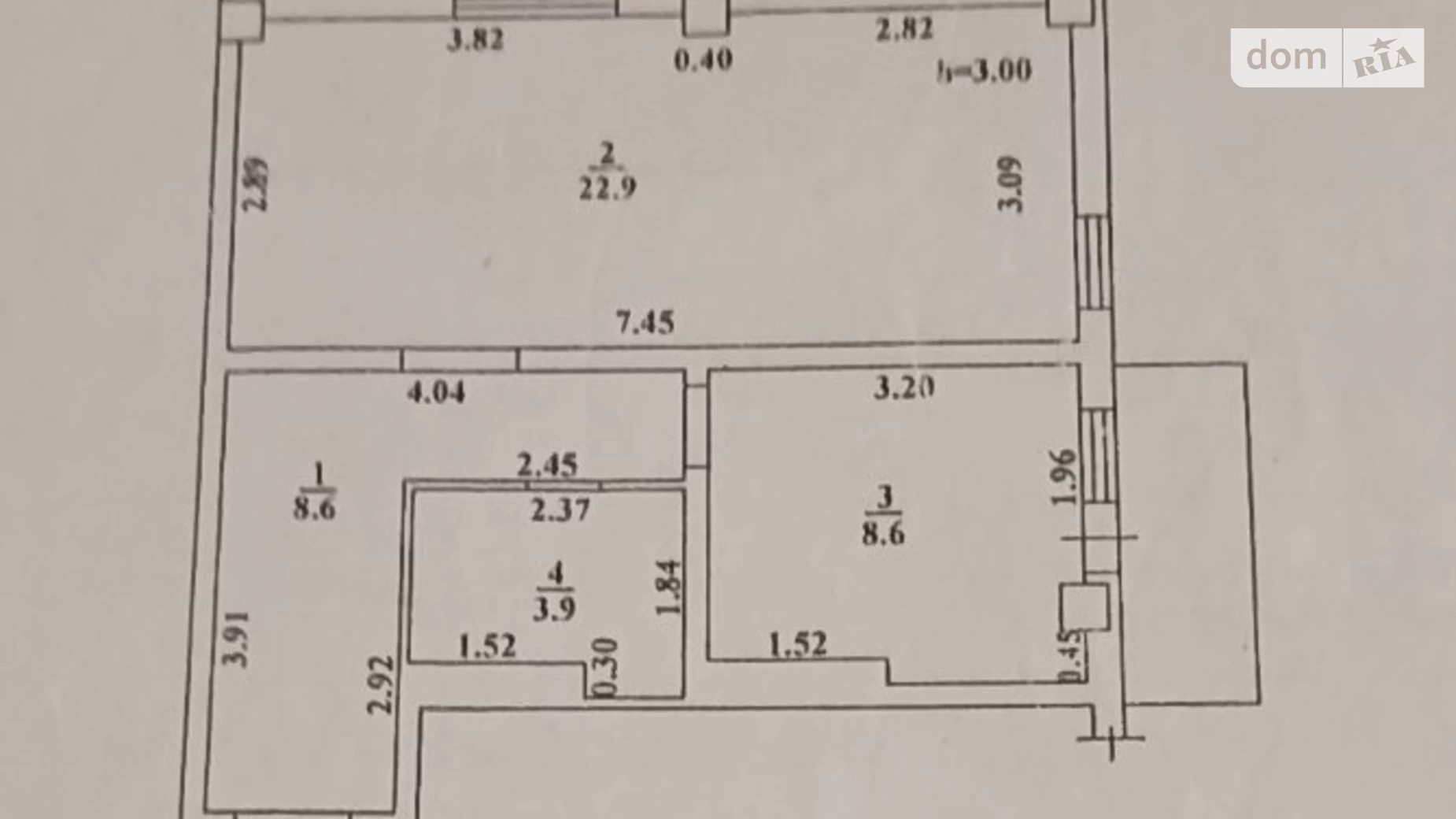 Продается 1-комнатная квартира 46 кв. м в Одессе, ул. Михаила Грушевского - фото 2