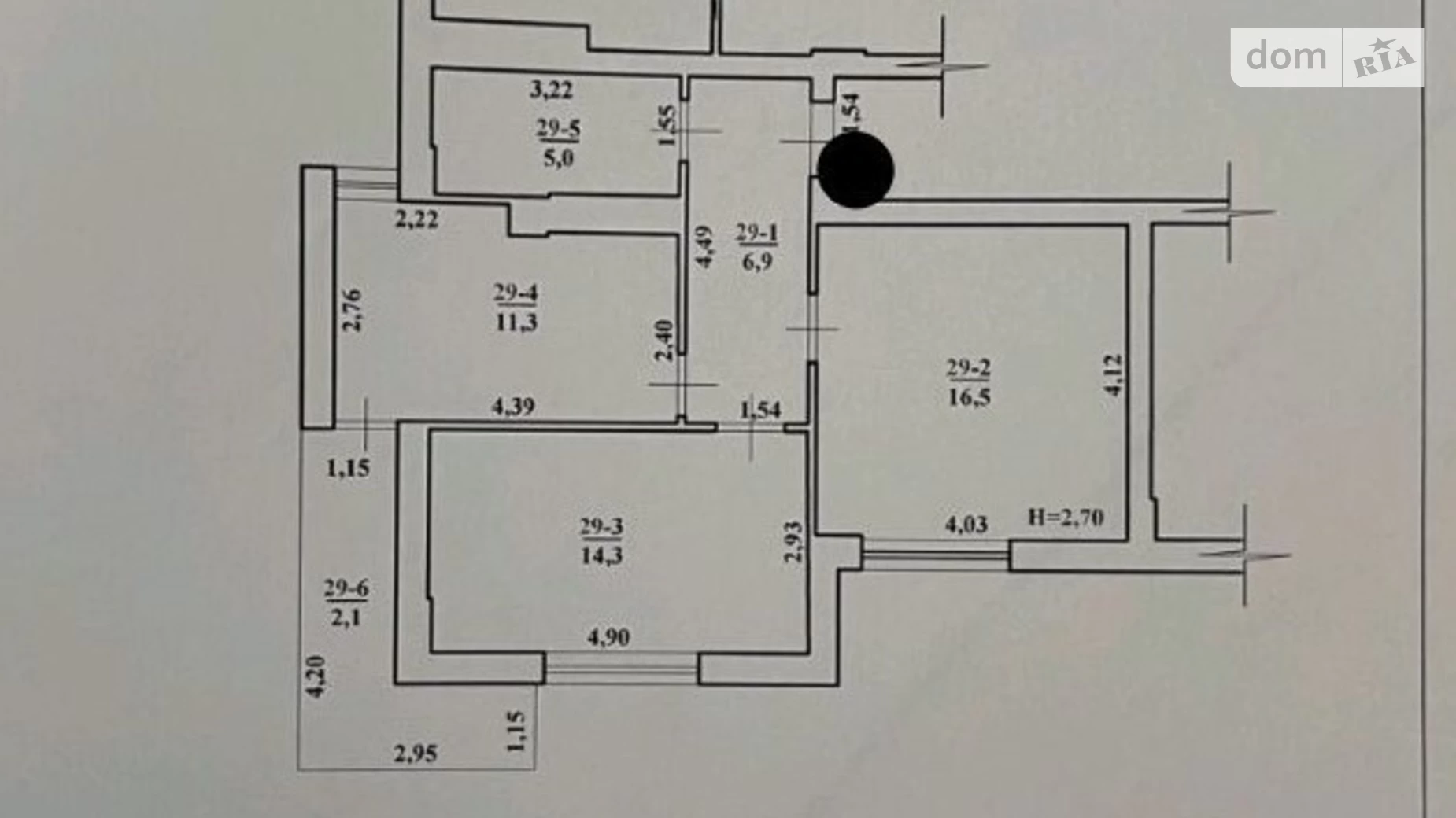Продається 2-кімнатна квартира 56 кв. м у Ужгороді, пров. Університетський, 5А - фото 5