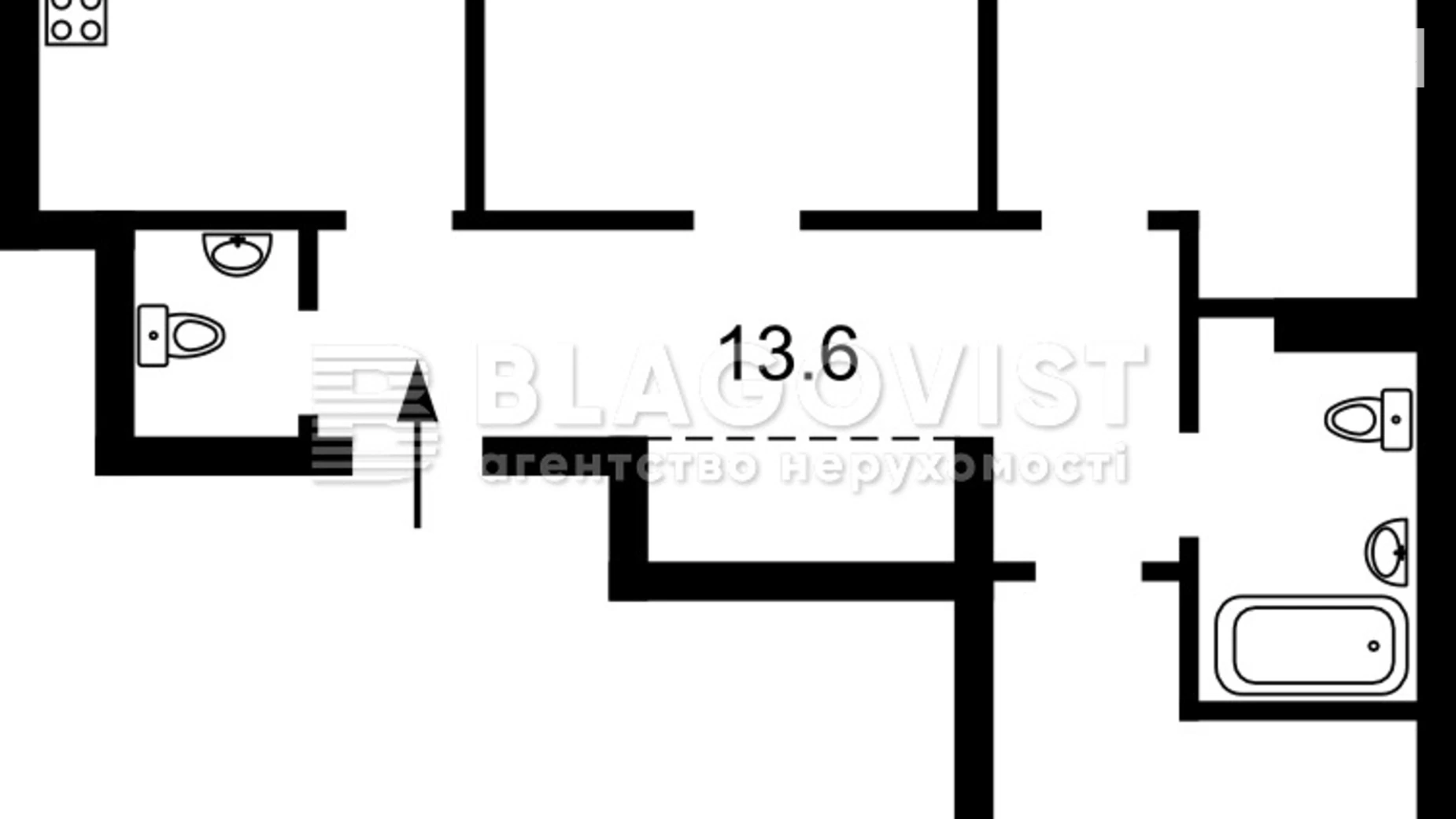 Продається 3-кімнатна квартира 87 кв. м у Києві, вул. Бердника Олеся, 1В - фото 2