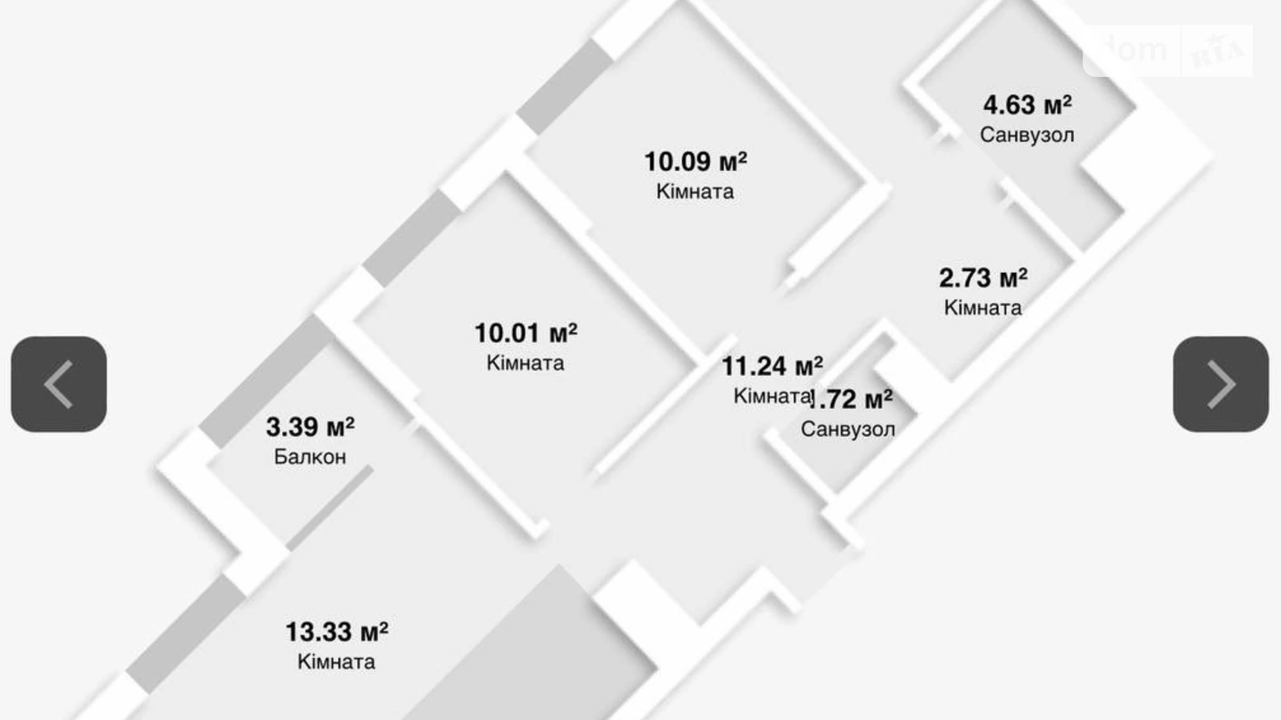 Продается 3-комнатная квартира 84.1 кв. м в Киеве, наб. Днепровская, 18А - фото 2