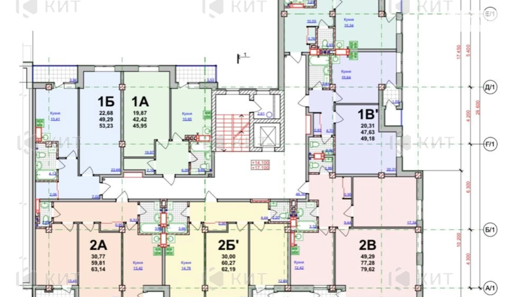 Продается 2-комнатная квартира 68.2 кв. м в Харькове, ул. Братьев Гипиков(Оренбургская), 9 - фото 4